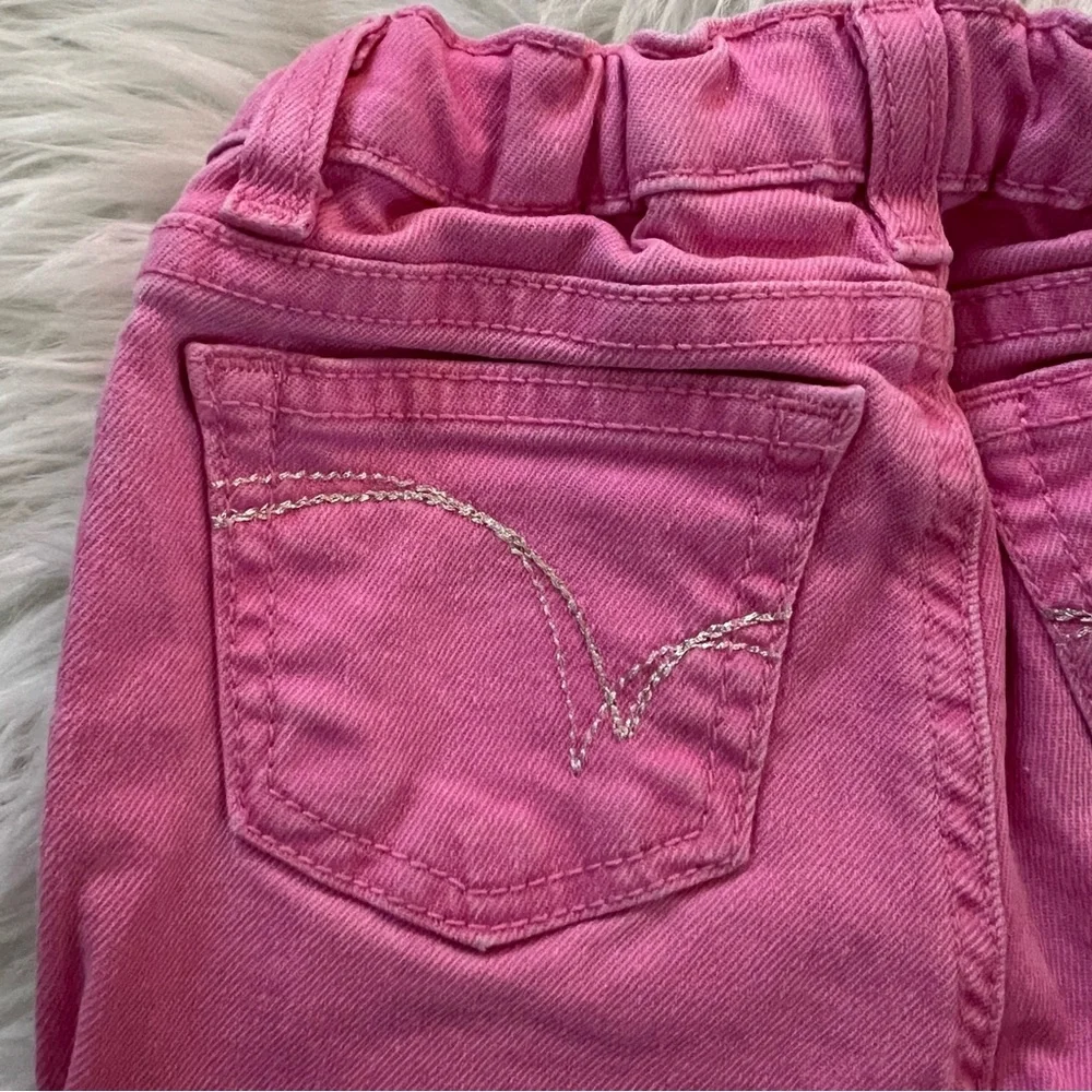 Girls 4T Pink Jeans and Love Tee
